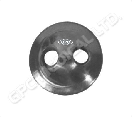 Disque de suture à 2 trous, en formes standard et conique