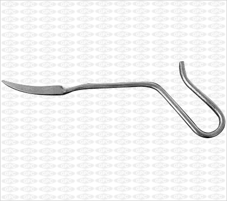 Perforateur pointu en diamant, pour clou de Kuntscher (courbe)