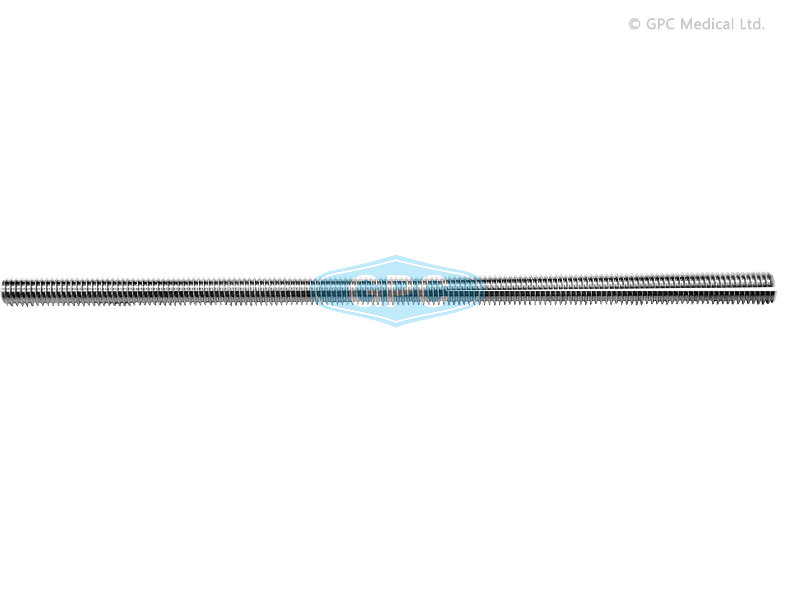 Barre filetée à fentes