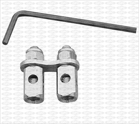 Charnière biaxiale avec la clé d'Allen