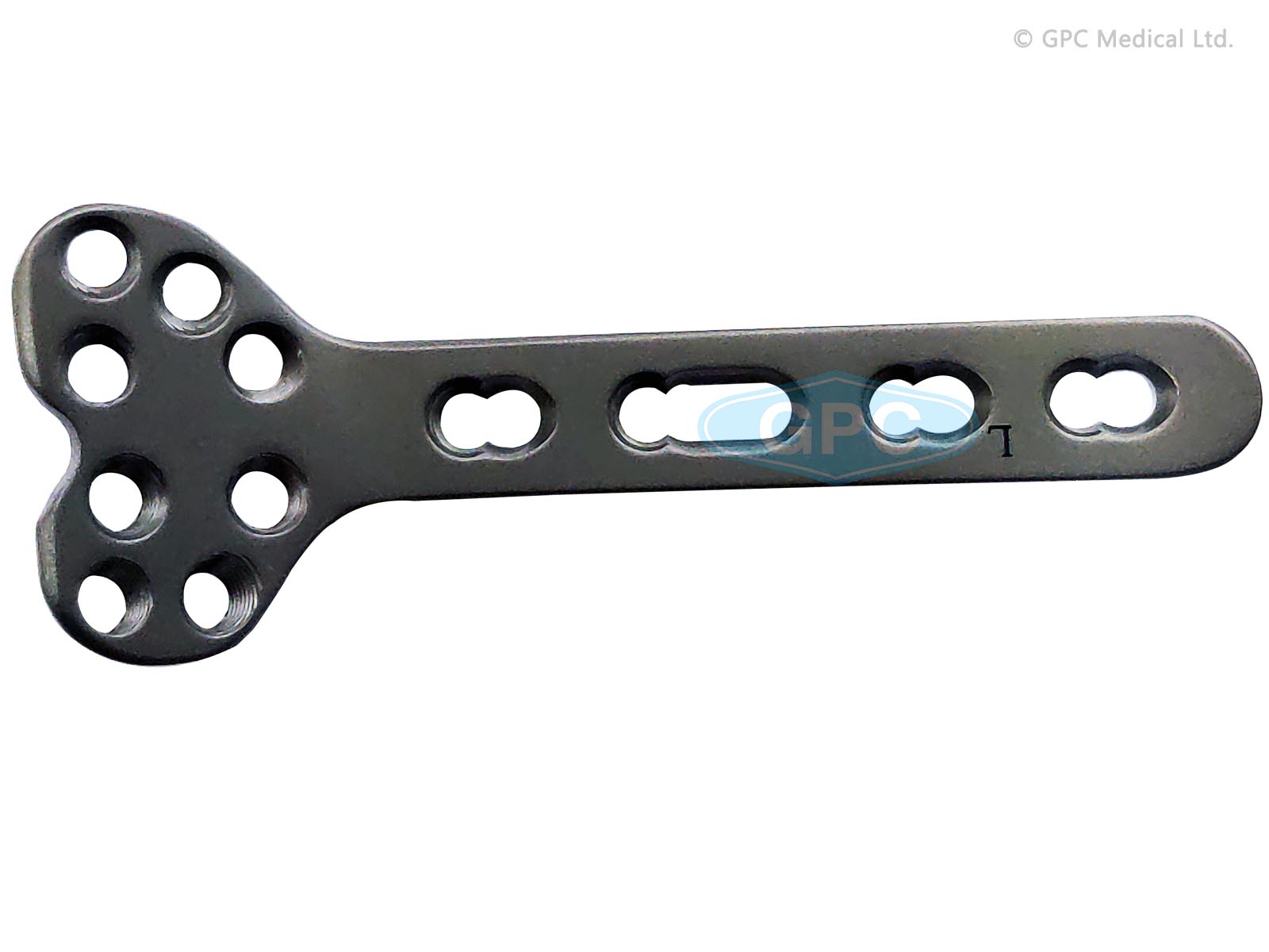 Colonne palmaire radius distal fix<em>LOCK</em> , 2,4 mm- 8 trous de tête,  gauche/droite