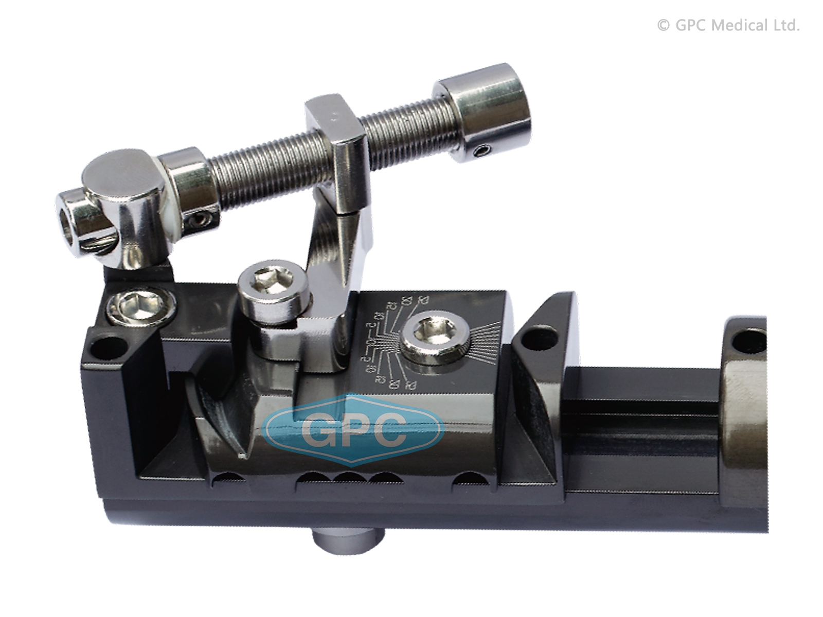 Connecteur pivotant gradué