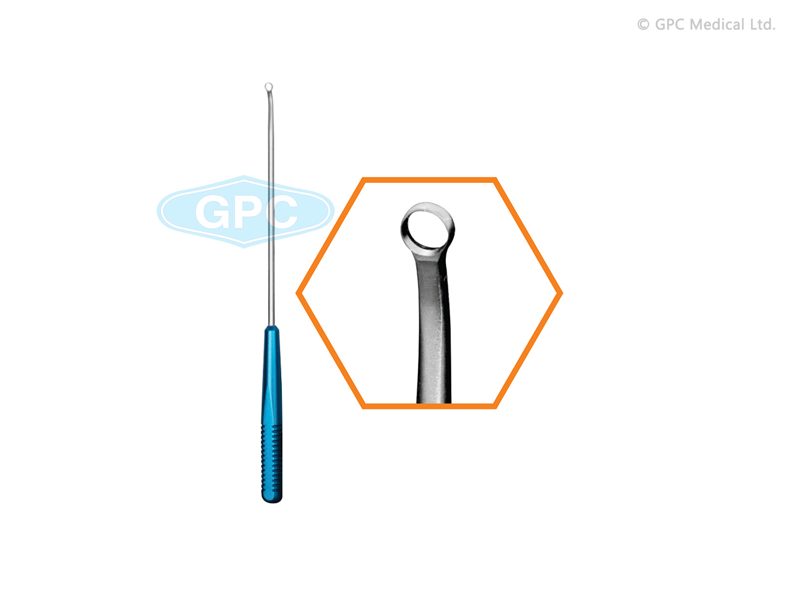 Curette à anneaux 3,5 mm