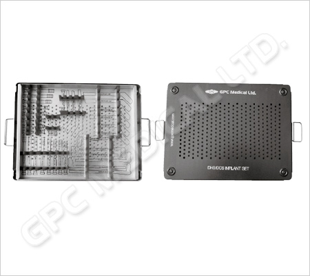 Boîte d'implants de plaques DHS/DCS