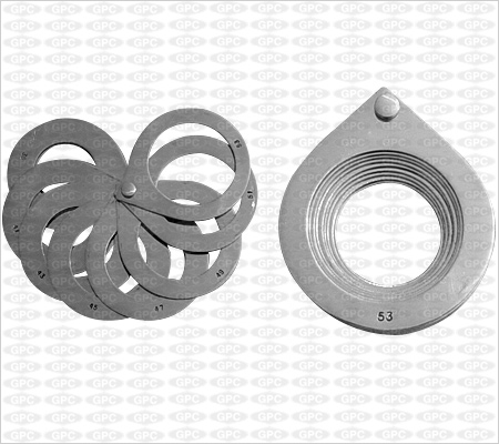 Jauge de prothèse, ensemble de neuf pièces