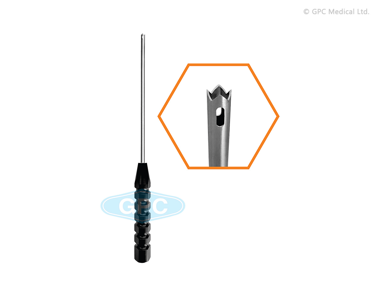 Guide de perçage à pointe en couronne