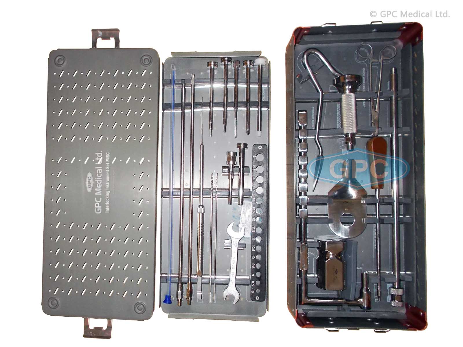 Jeu d’instruments pour clou  intra<em>HEAL</em> supra condylien