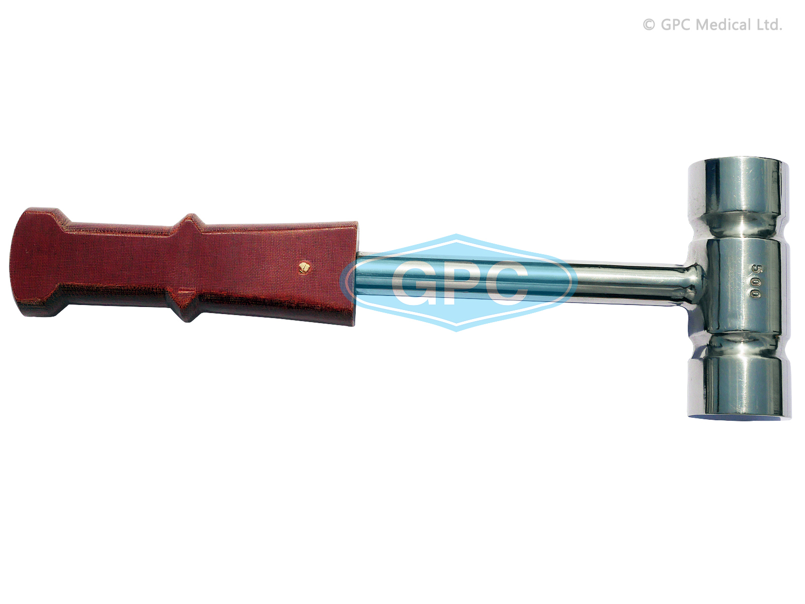 Maillet en inox à manche en fibre