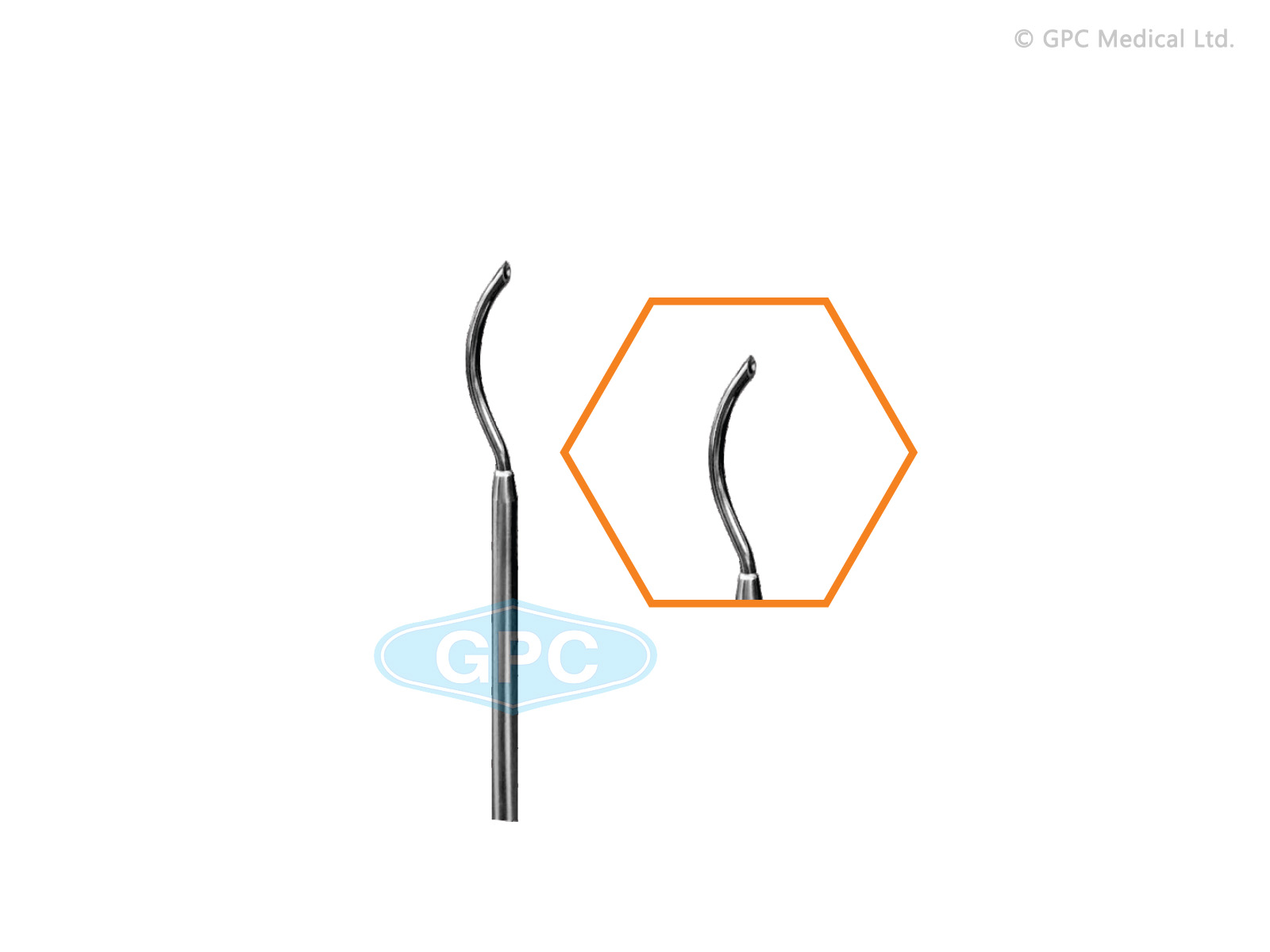 Manchon de crochet de suture 12,5° Croissant