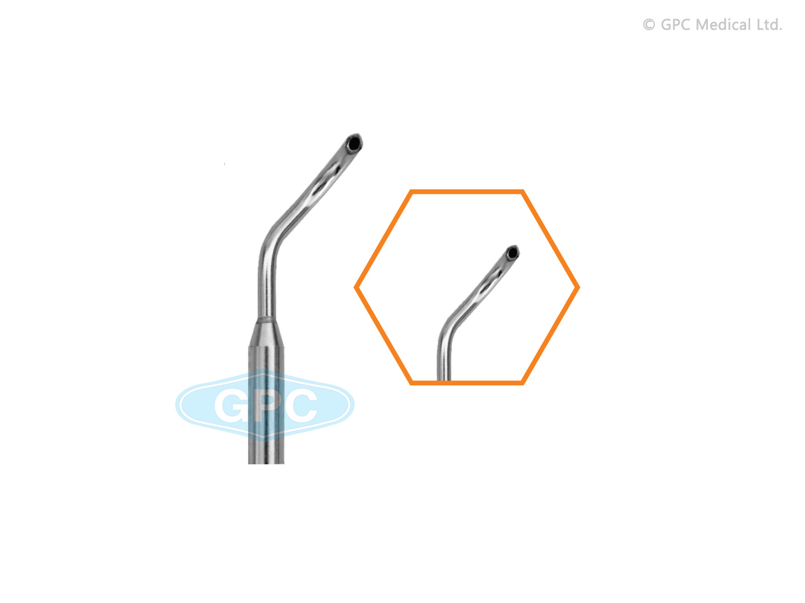 Manchon de crochet de suture 45° Droite