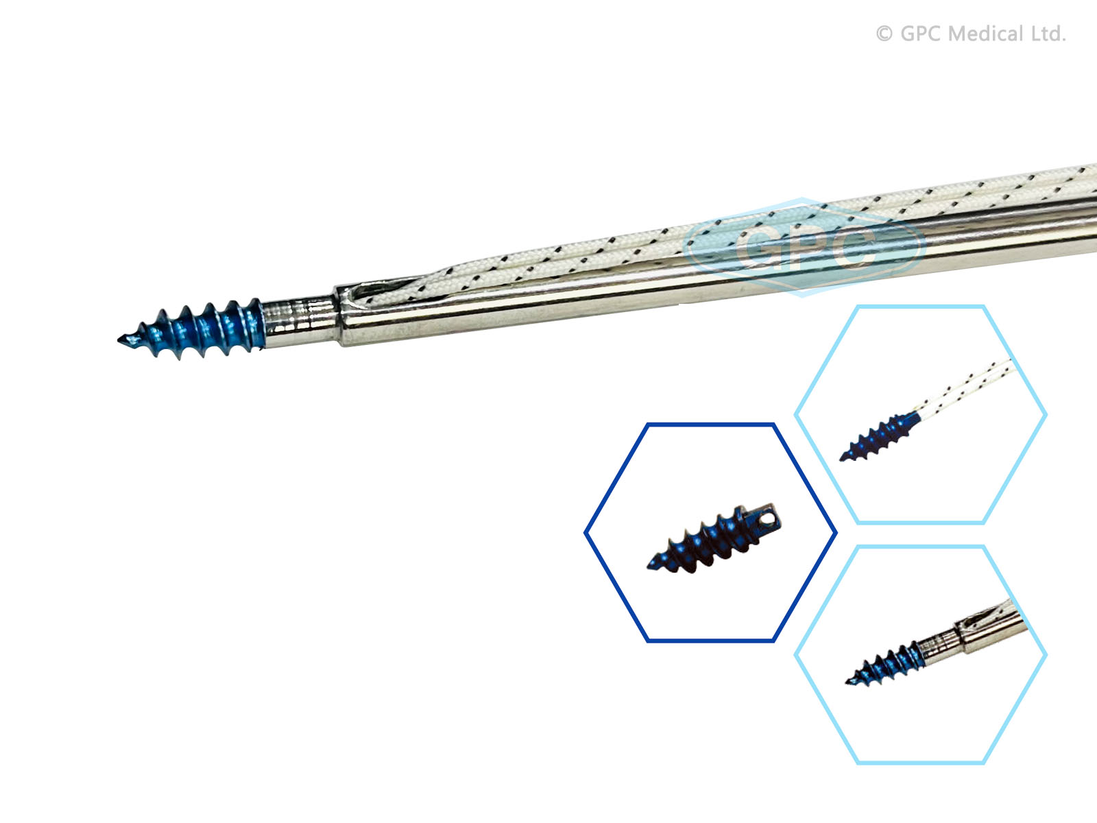 Mini ancre de suture<em> LigaLite </em>(titane)