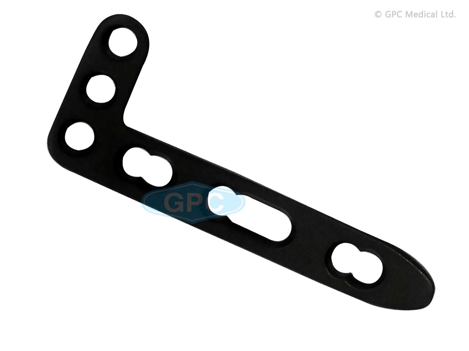 Plaque en L radius distal fix<em>LOCK</em>, 2,4 mm Type II - 3 trous de tête - gauche/droite
