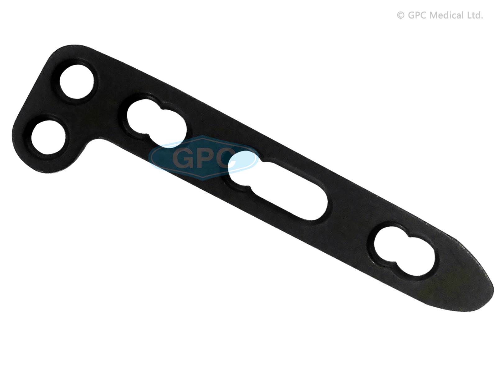 Plaque en L radius distal fix<em>LOCK</em>, Type I 2,4 mm - 2 trous de tête - gauche/droite