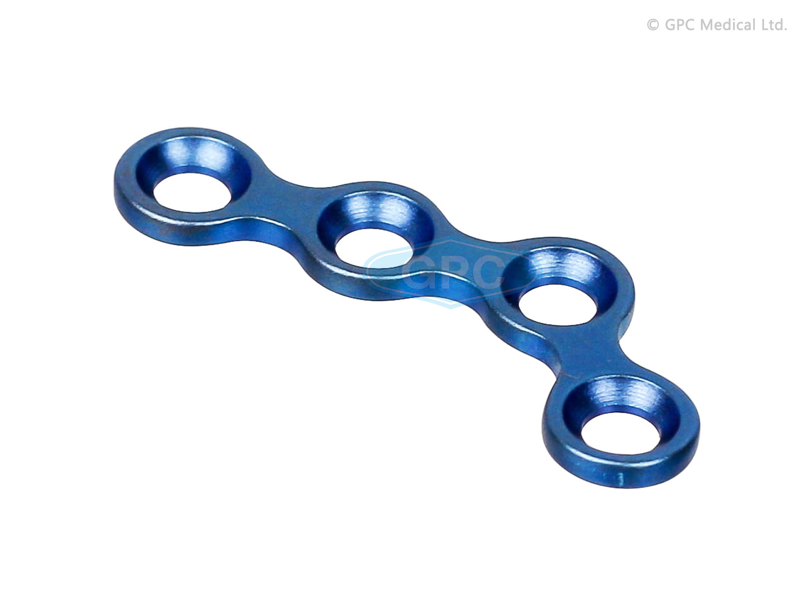  Plaque en L, Type III, 1,5/2,0 mm, 3 trous de tête et 3 trous d'arbre - Gauche/Droite