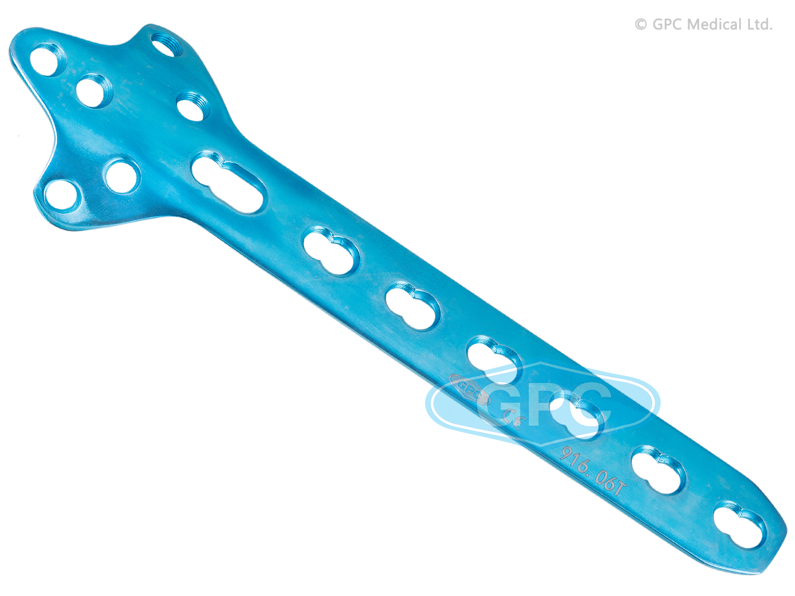 Plaque fix<em>LOCK</em> en forme de trèfle, 3,5 mm