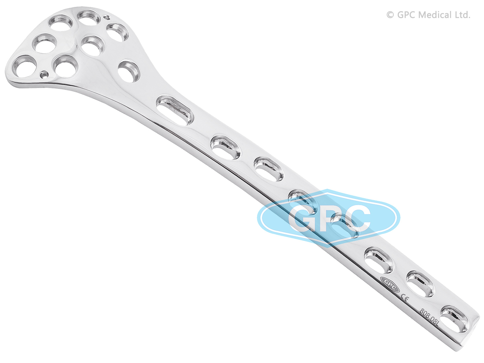 Plaque fémur distal, 4,5 mm