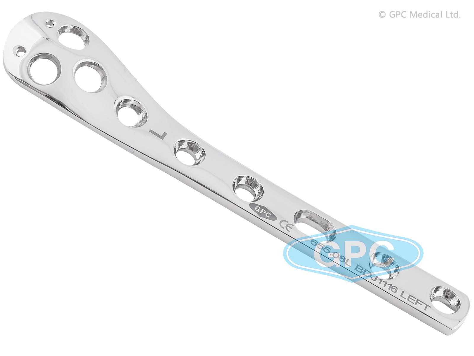 Plaque pour tibia proximal médial, 4,5 mm