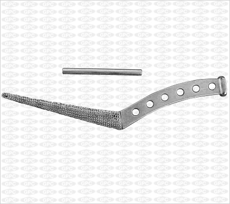 Râpe type Thomson avec broche de serrage