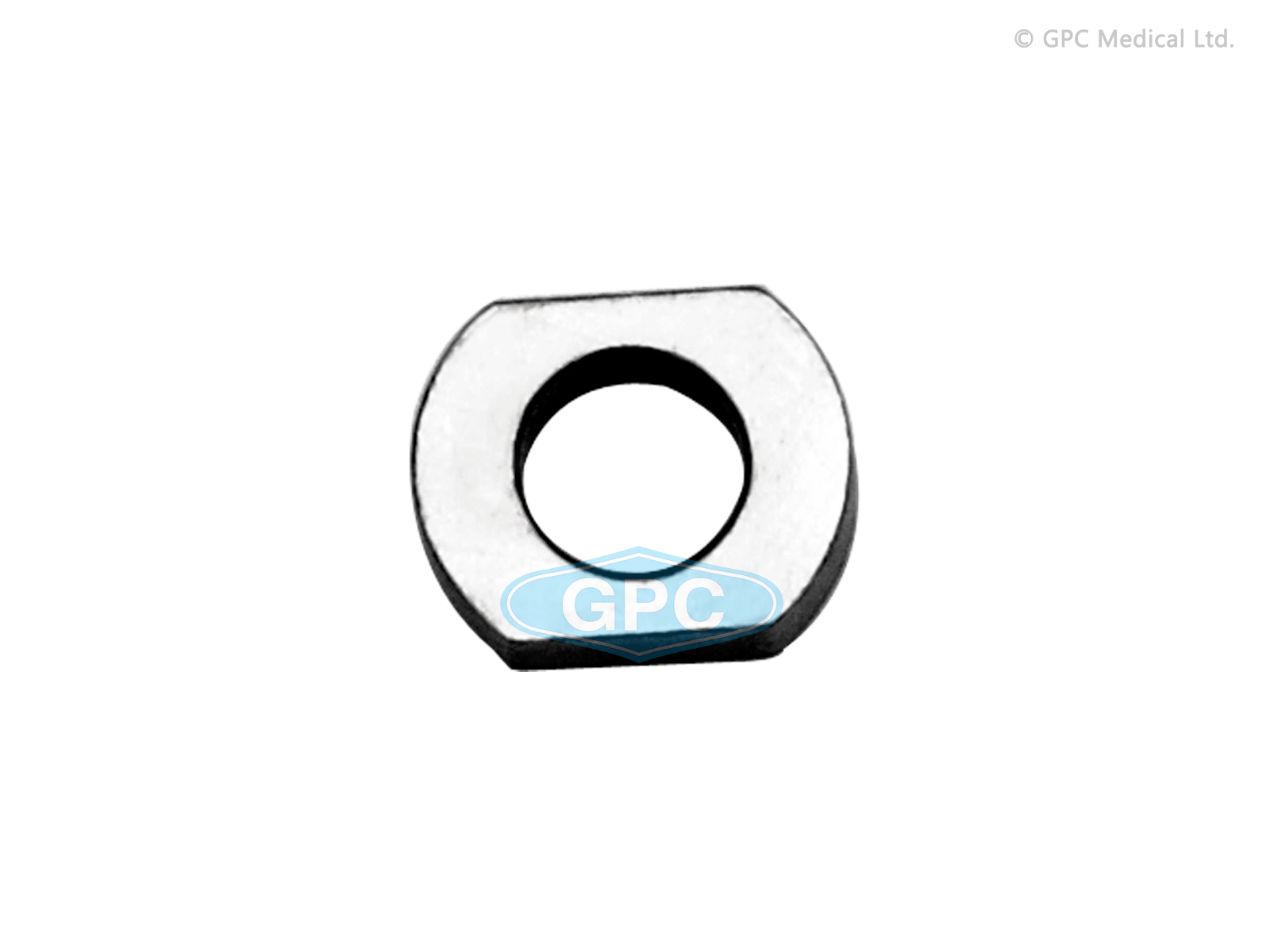 Rondelle à côté plat