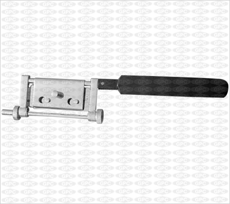 Petit couteau pour greffe de peau, manche en aluminium