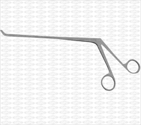 Pince-gouge de Spurling à pointe vers le haut, fine