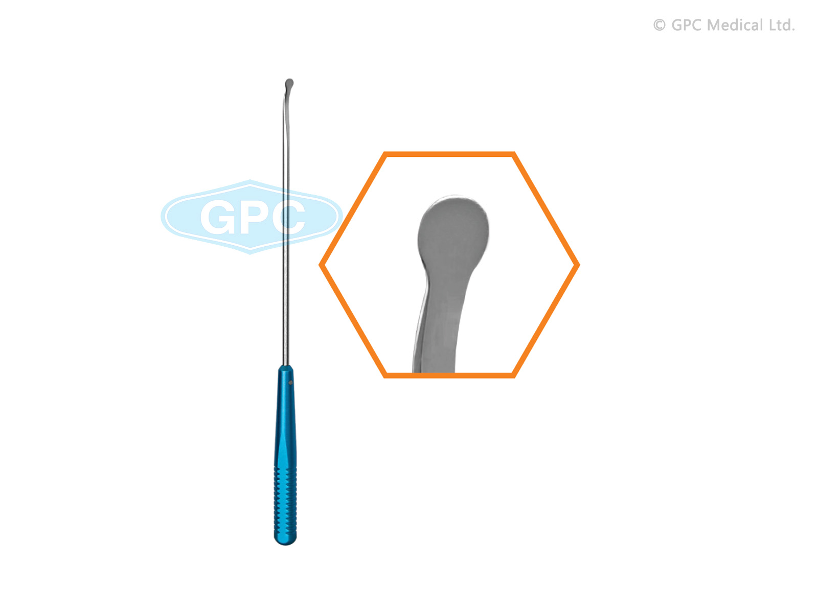 Élévateur des tissus à embout rond